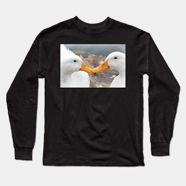 Crossing Beaks Long Sleeve T-Shirt by AlexaZari